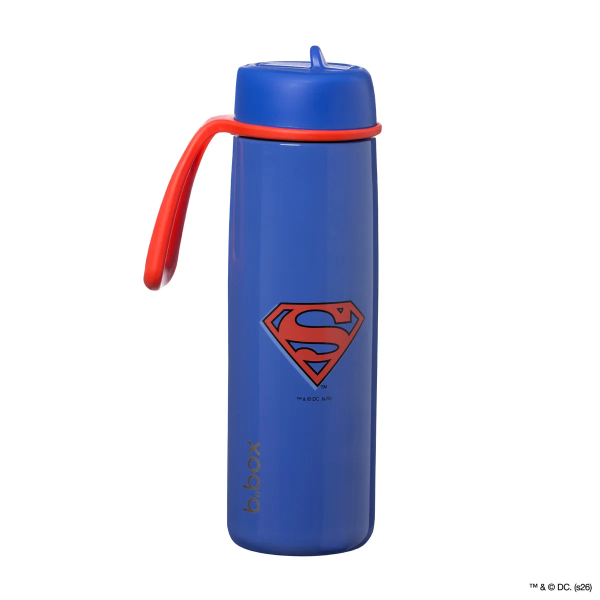 b.box Insulated Flip Top Bottle 690ml - Superman
