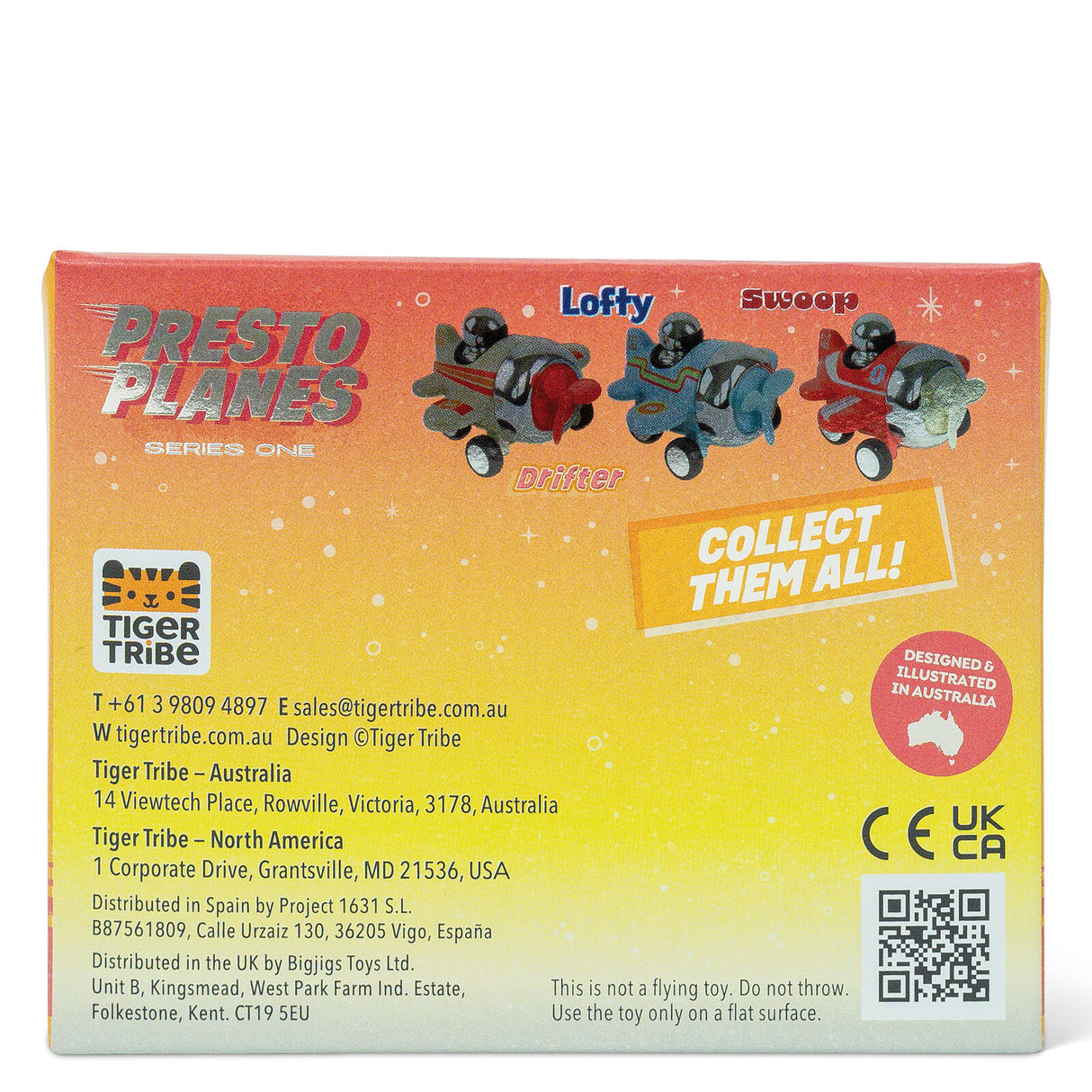 Tiger Tribe Presto Plane - Cream