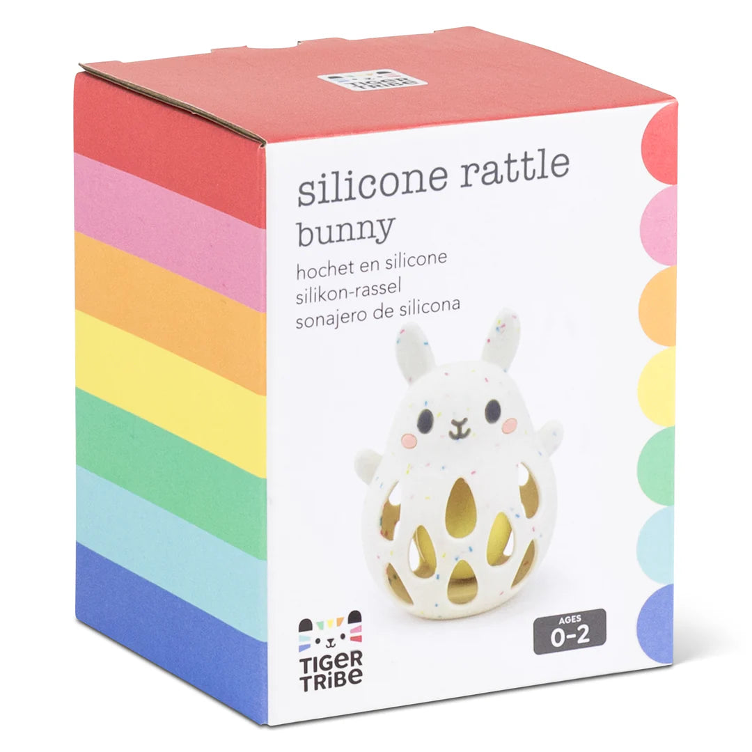 Tiger Tribe Silicone Rattle - Bunny