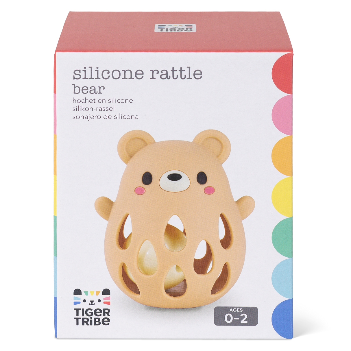 Tiger Tribe Silicone Rattle - Bear