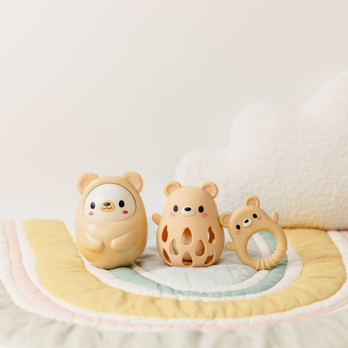 Tiger Tribe Silicone Rattle - Bear