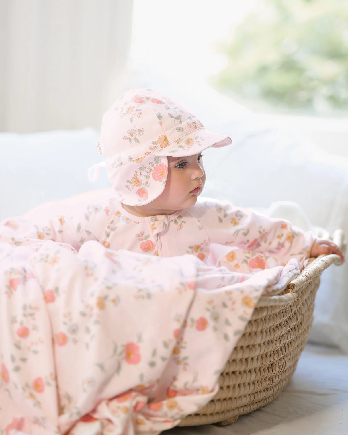 Toshi Flap Cap - Harvest - Cottage Garden