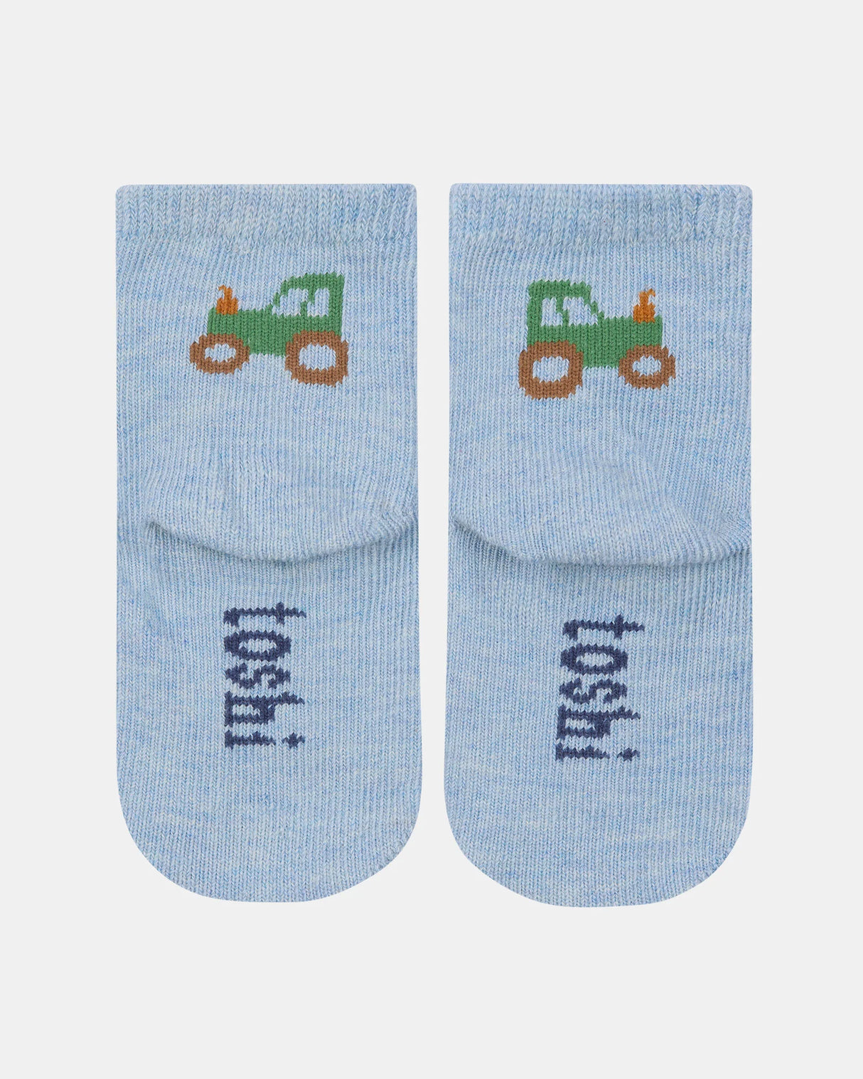Toshi Organic Ankle Socks - Tiny Tractors