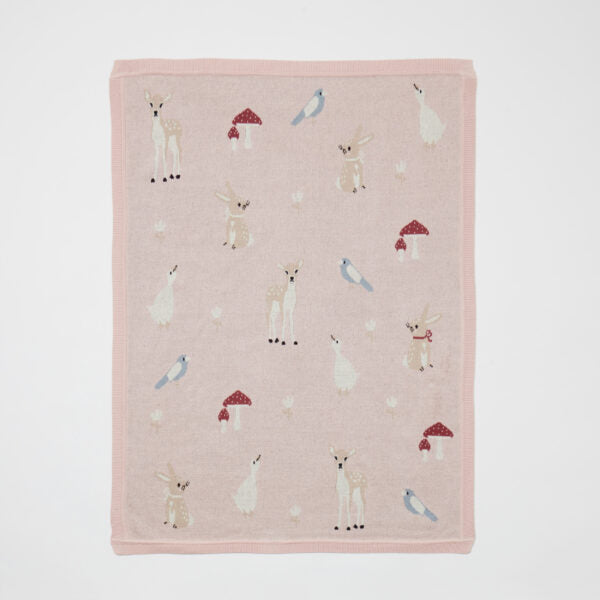 Jiggle + Giggle Enchanted Knitted Baby Blanket