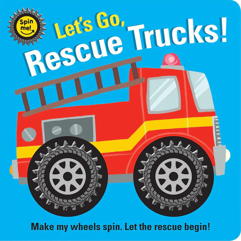 Spin Me! Rescue Trucks Book