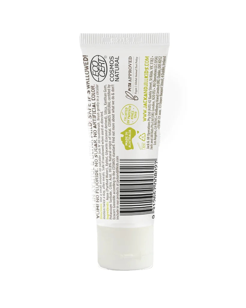 Jack N' Jill Natural Toothpaste - Flavour Free