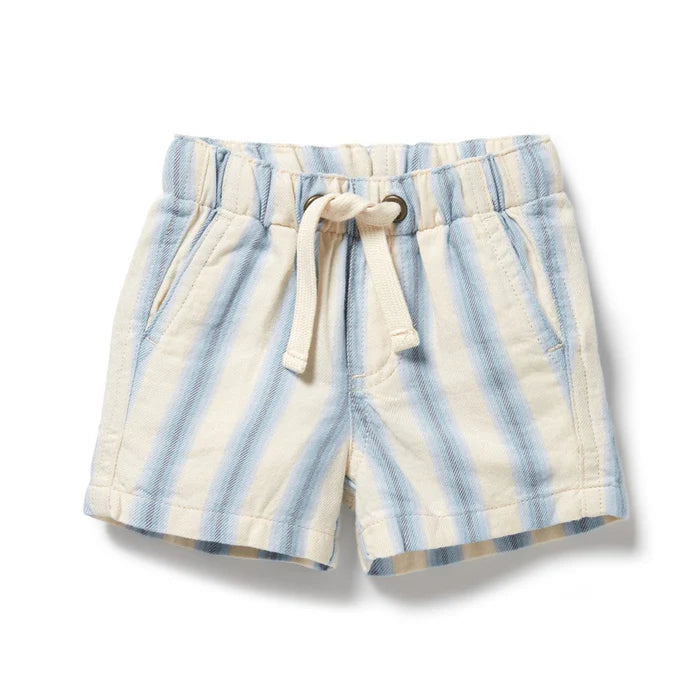Wilson + Frenchy Deep Blue Stripe Organic Short