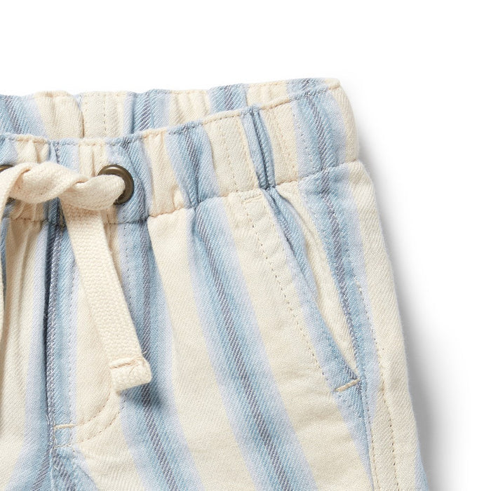 Wilson + Frenchy Deep Blue Stripe Organic Short