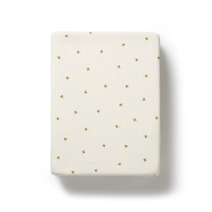 Wilson + Frenchy Bee Mine Organic Bassinet Sheet