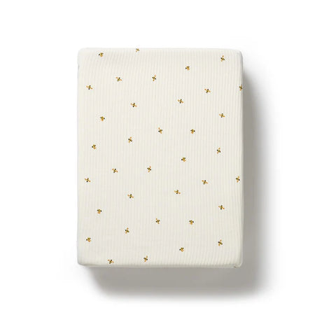 Wilson + Frenchy Bee Mine Organic Bassinet Sheet