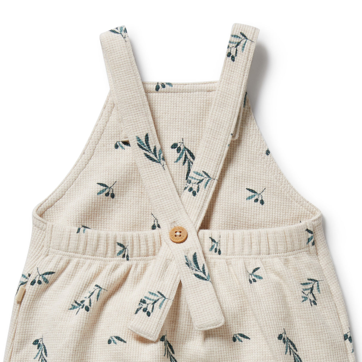 Wilson + Frenchy Organic Cotton Wattle Overalls - Little Olive