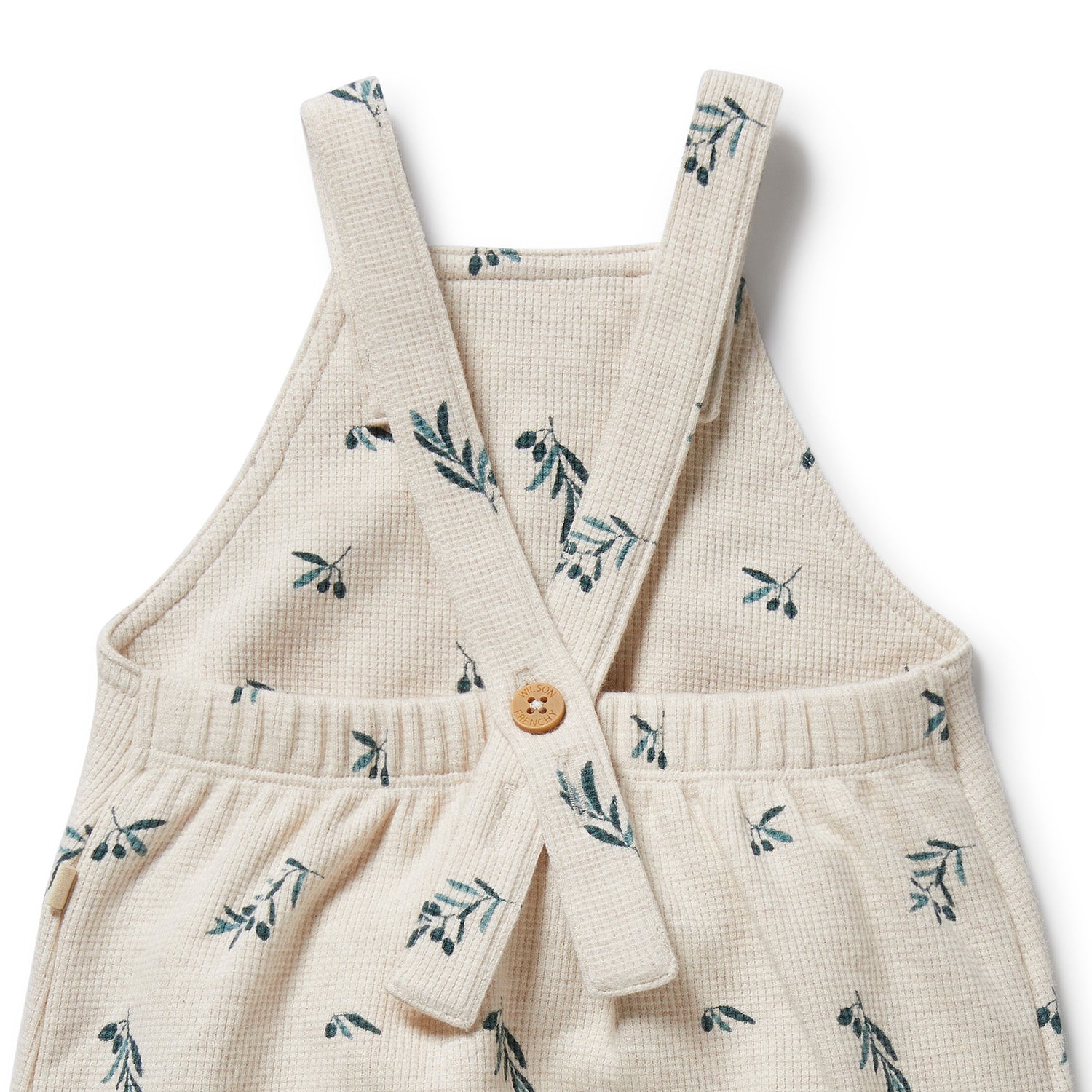 Wilson + Frenchy Organic Cotton Wattle Overalls - Little Olive