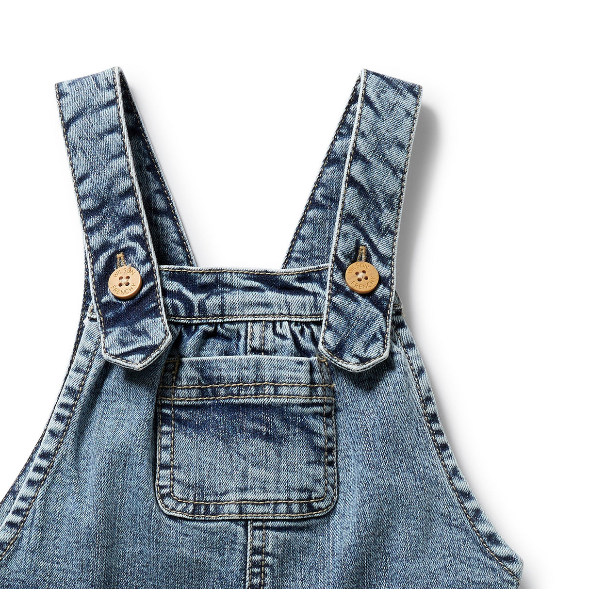 Wilson + Frenchy Organic Cotton Denim Overalls