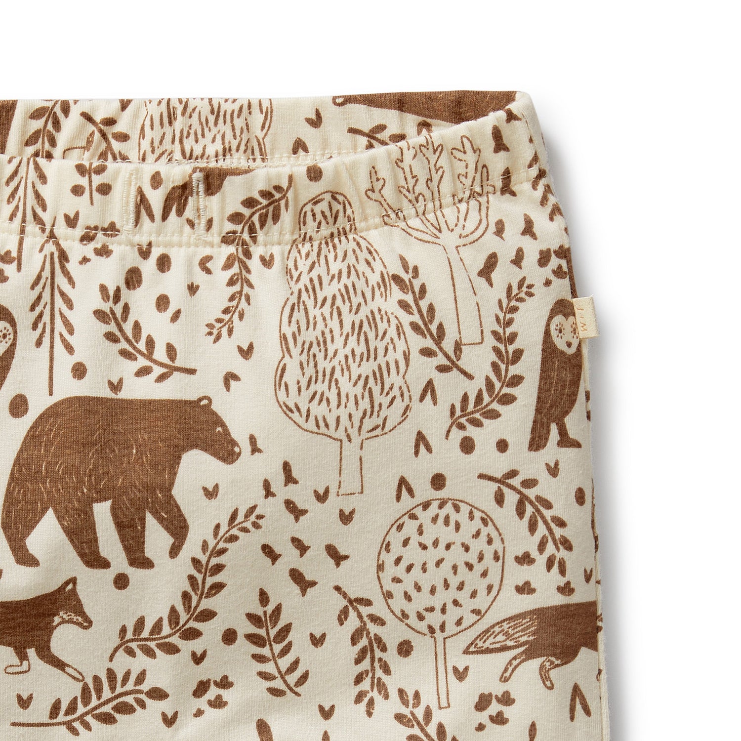 Wilson + Frenchy Organic Cotton Jersey Leggings - Winter Forest