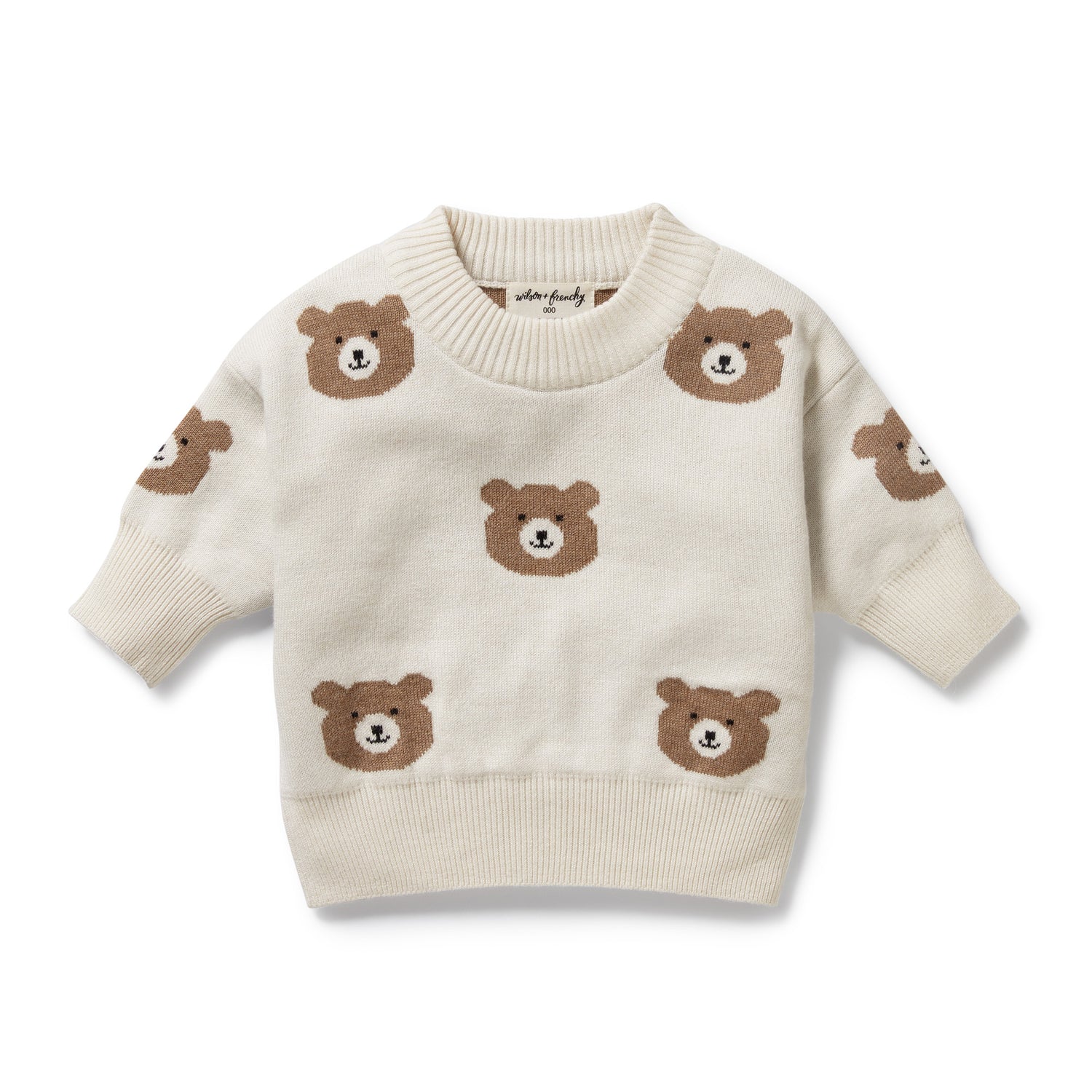 Wilson + Frenchy Knitted Jumper - Beary Cute