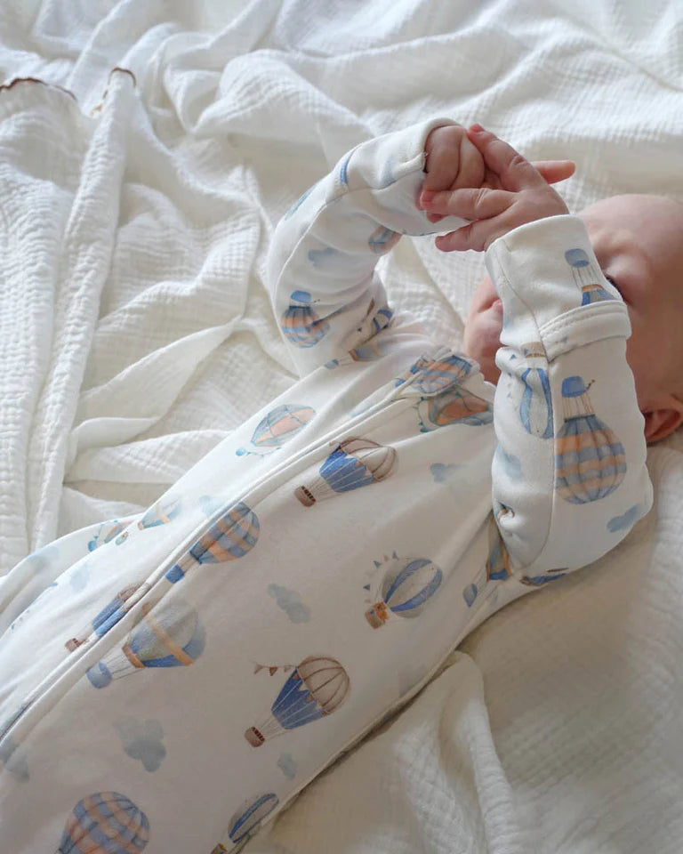 Minihaha Sky High Organic LS Zipsuit