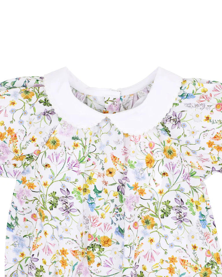 Minihaha Zara Print Collared Bodysuit