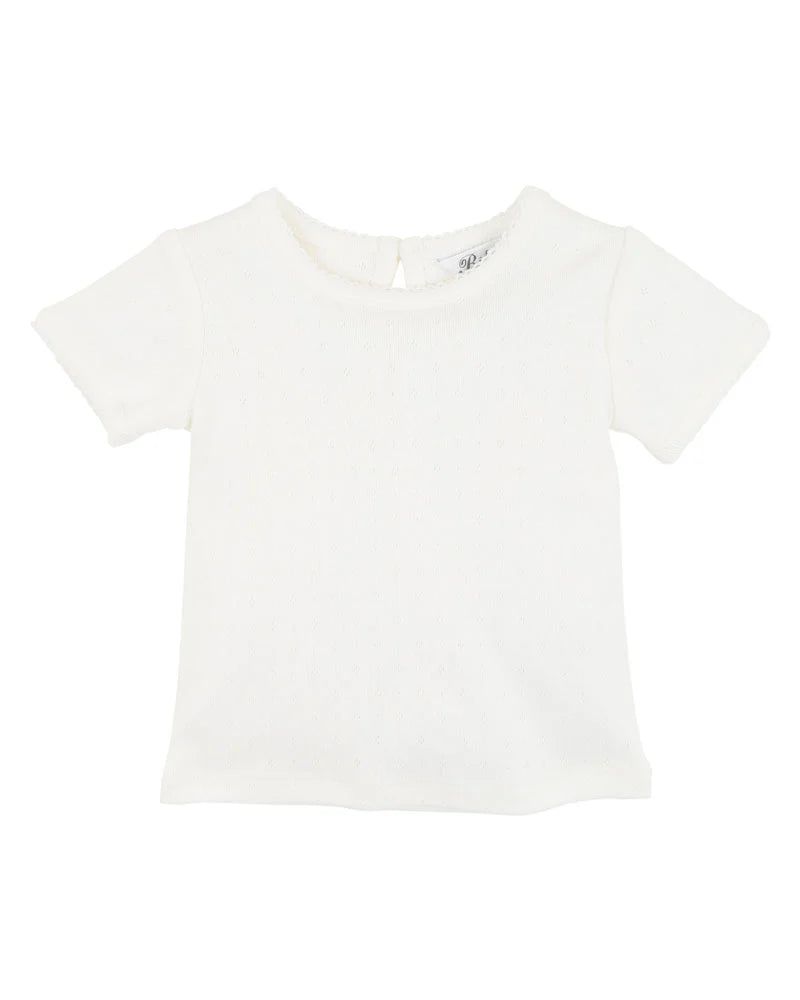 Minihaha Tess Pointelle T-Shirt