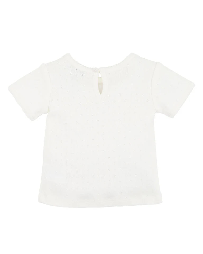 Minihaha Tess Pointelle T-Shirt