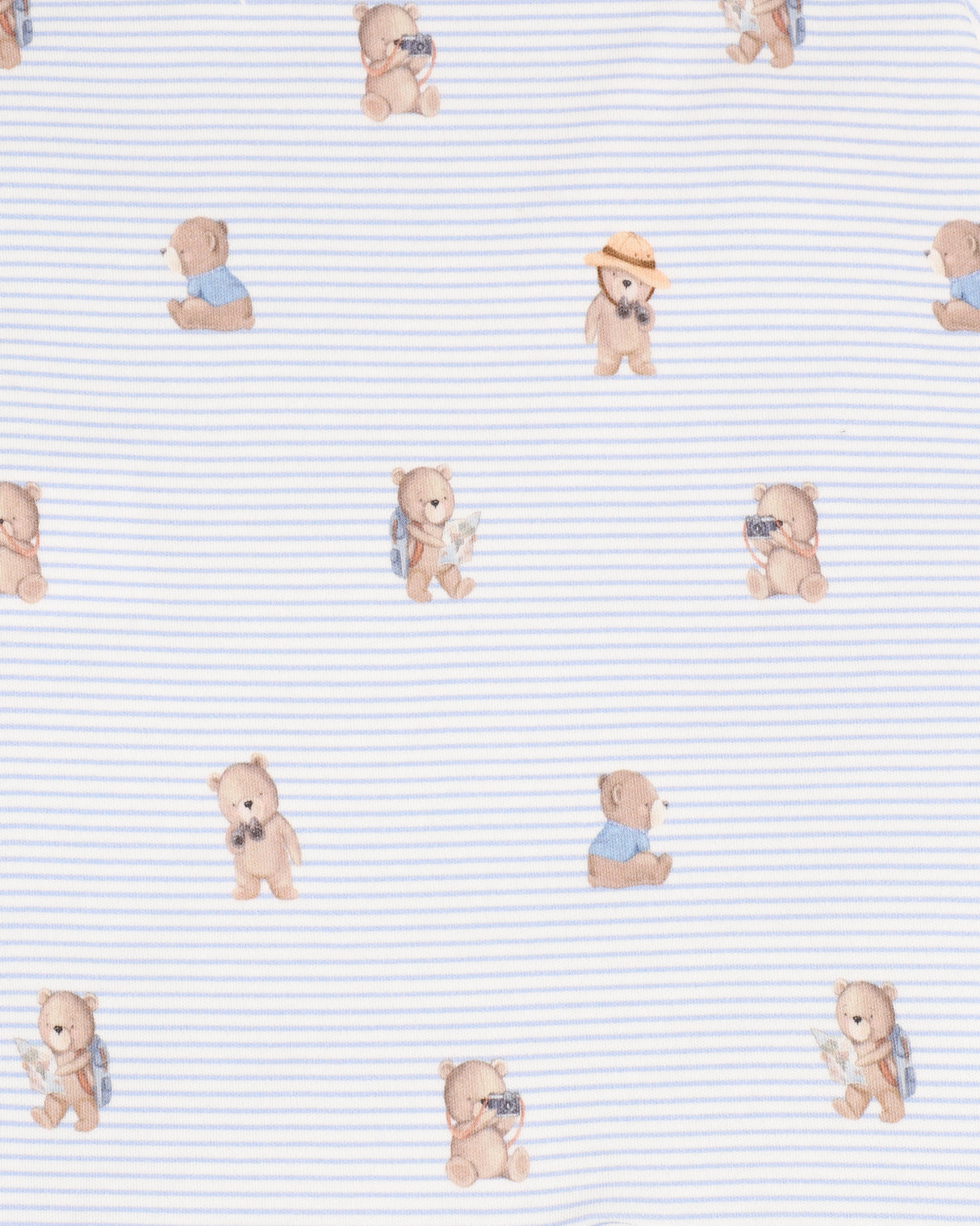 Minihaha Brady Stripe Organic LS Zipsuit