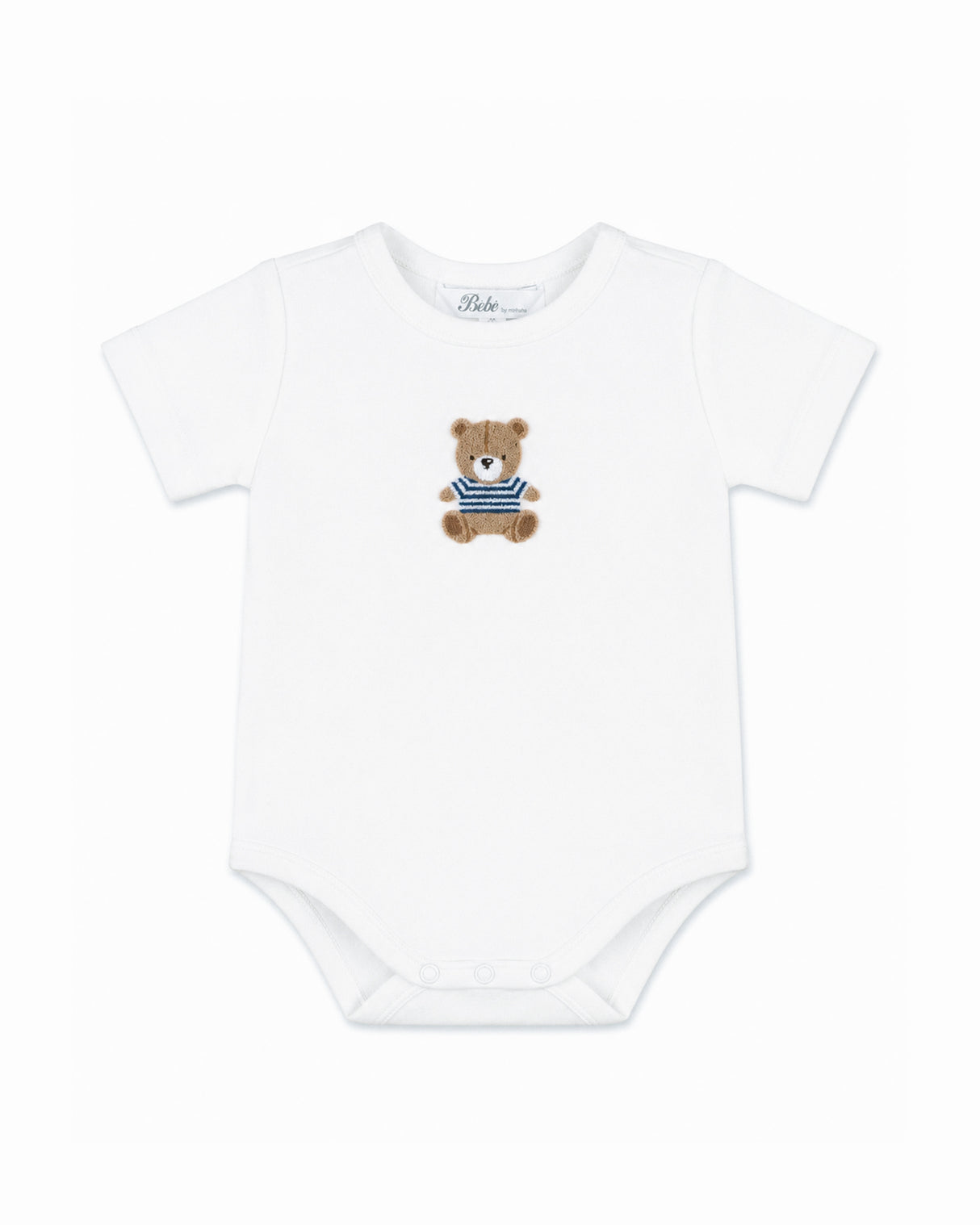 Minihaha Brady Organic Bear Bodysuit