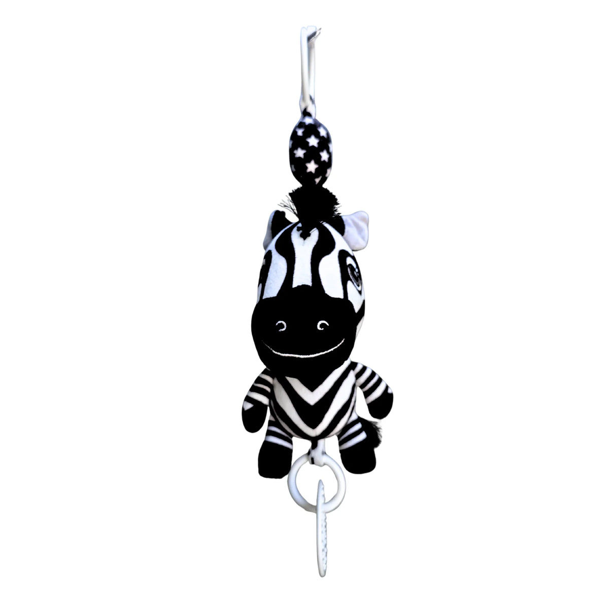 Young Wonderer High Contrast Hanging Pram Toy - Ziggy the Zebra