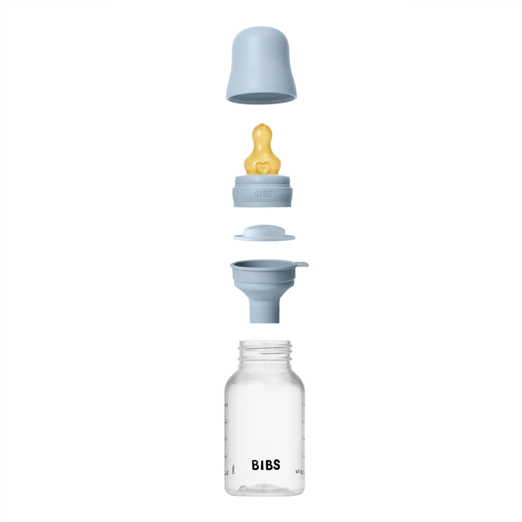 BIBs Plastic Bottle - 150ml - Baby Blue