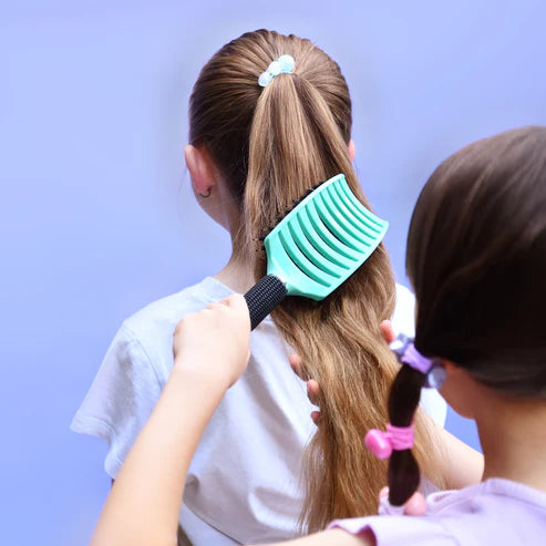 No Nasties Kids Detangler Kids Hair Brush - Pink