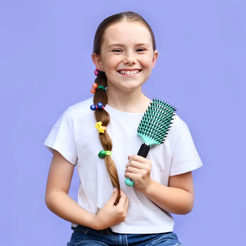 No Nasties Kids Detangler Kids Hair Brush - Pink