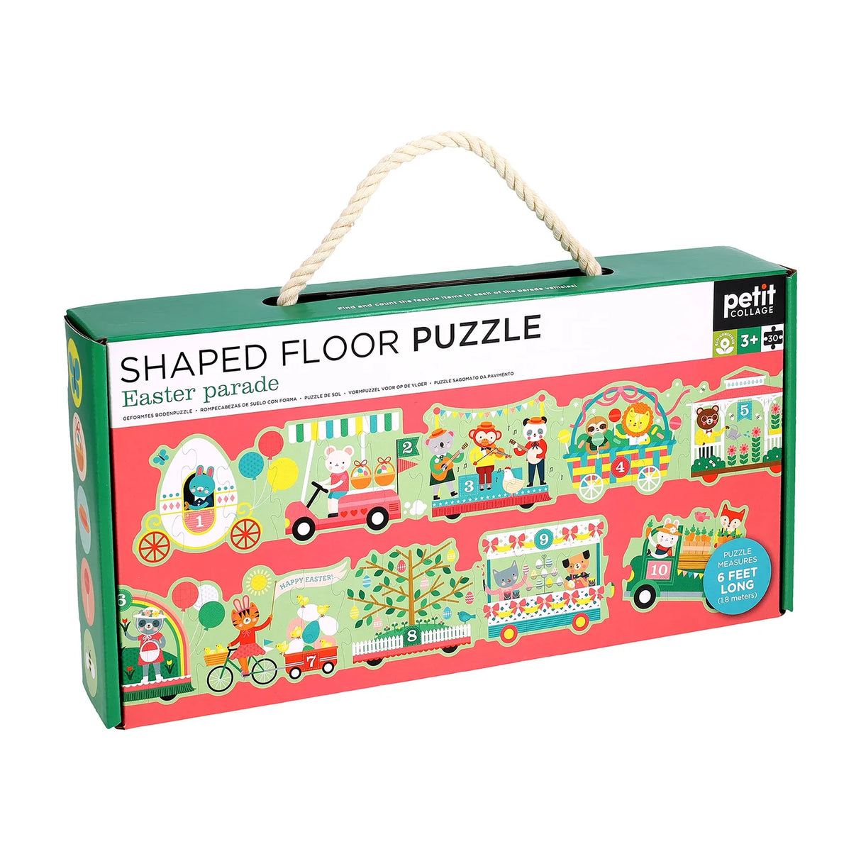 Petit Collage Easter Parade Shaped Floor Puzzle - 30pc