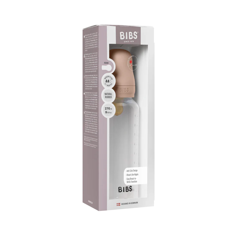 BIBs Plastic Bottle - 270ml - Blush