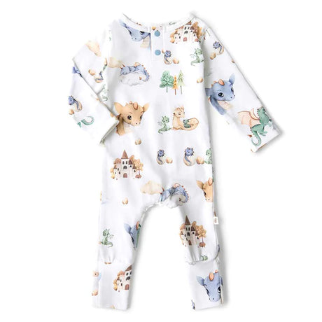 Snuggle Hunny Organic Growsuit - Dragon