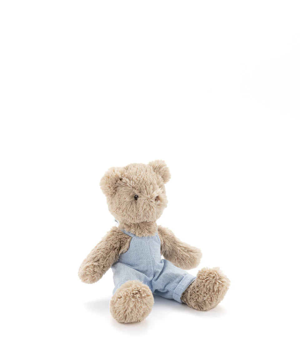 Nana Huchy Baby Honey Bear - Overalls Baby Blue