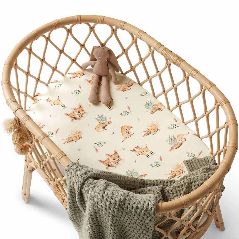 Snuggle Hunny Kanga Organic Bassinet Sheet / Change Pad Cover