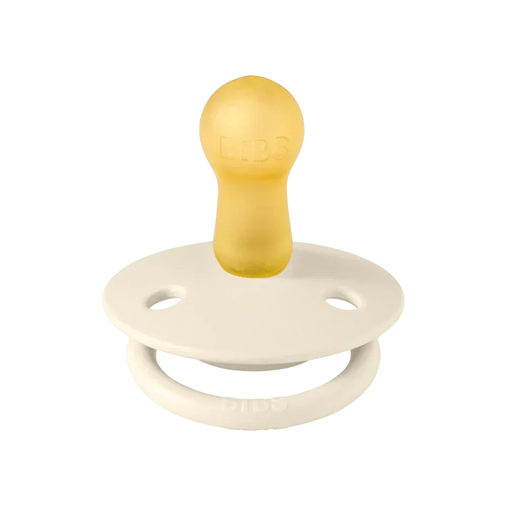 BIBS De Lux Pacifiers / Silicone 2 Pack - Ivory/Sage