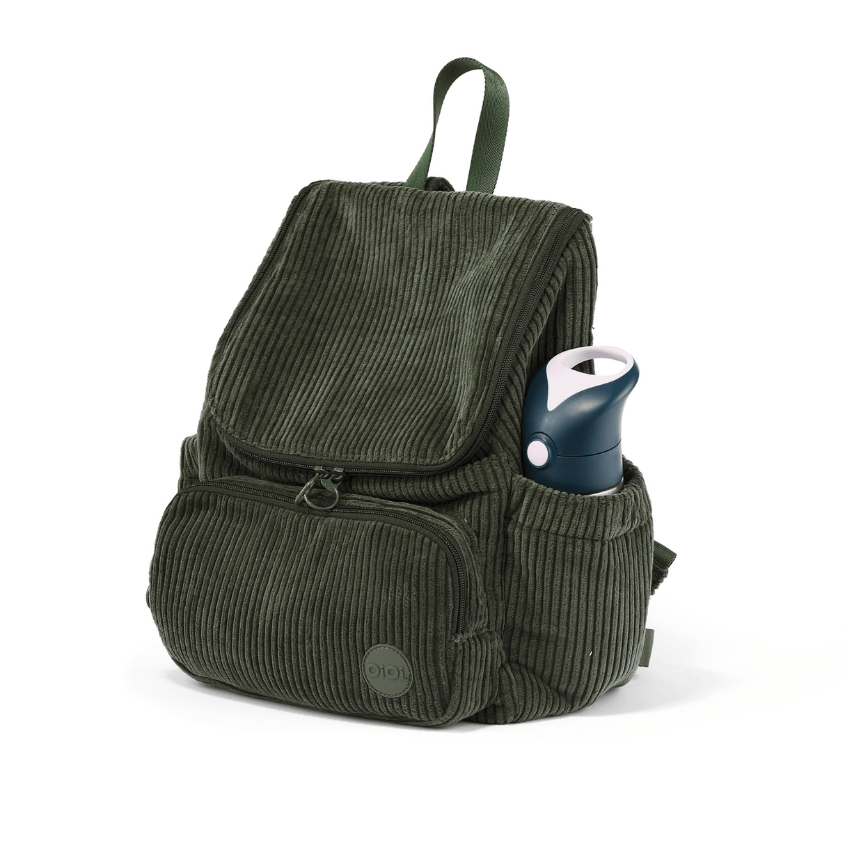 OiOi Signature Kids Corduroy Backpack - Moss