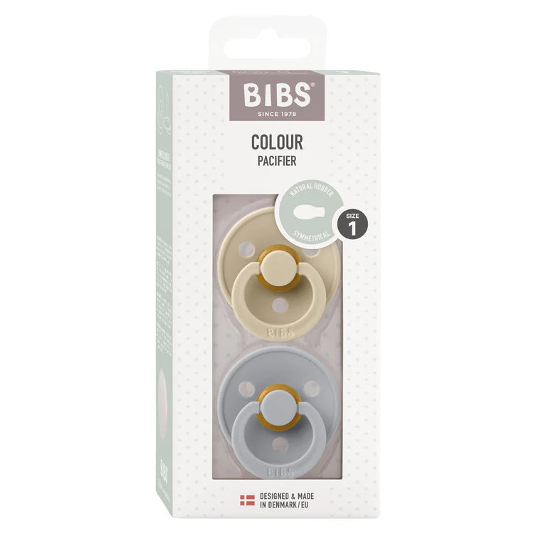 BIBS Pacifier Symmetrical - Vanilla/Cloud