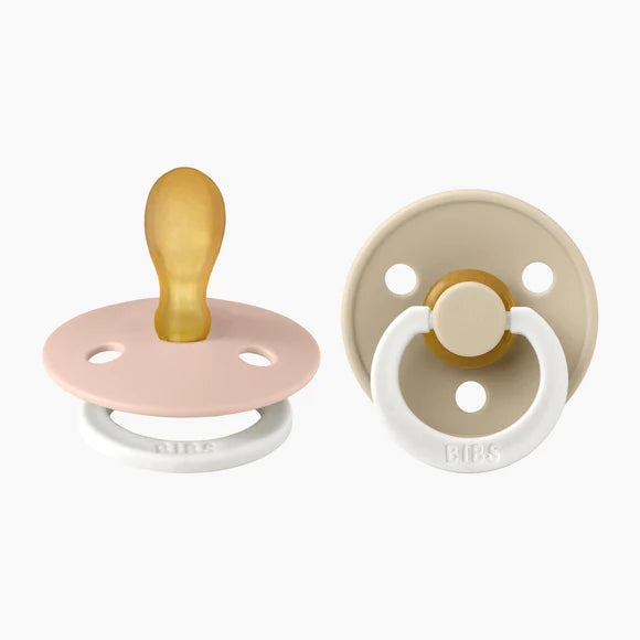 BIBS Pacifier Symmetrical - Night Glow - Blush/Vanilla