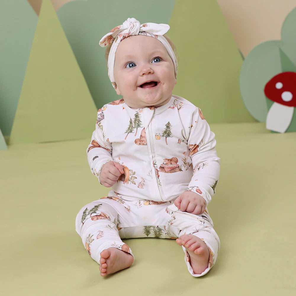 Snuggle Hunny Organic Convertible Romper - Bears