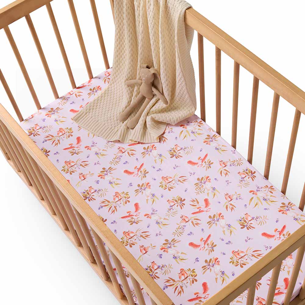 Snuggle Hunny Major Mitchell Organic Fitted Cot Sheet