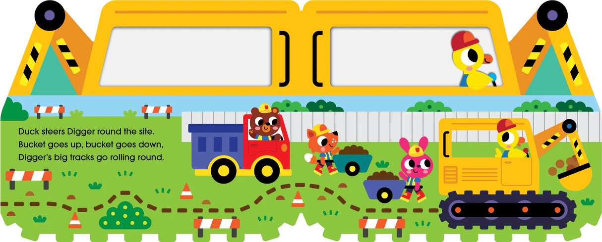 Bigger's Busy Day Shaped Board Book