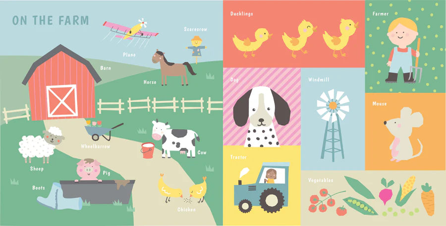 100 First Words Padded Learning Book