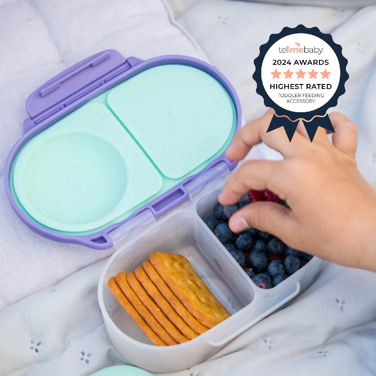 b.box Snackbox - Blue Slate