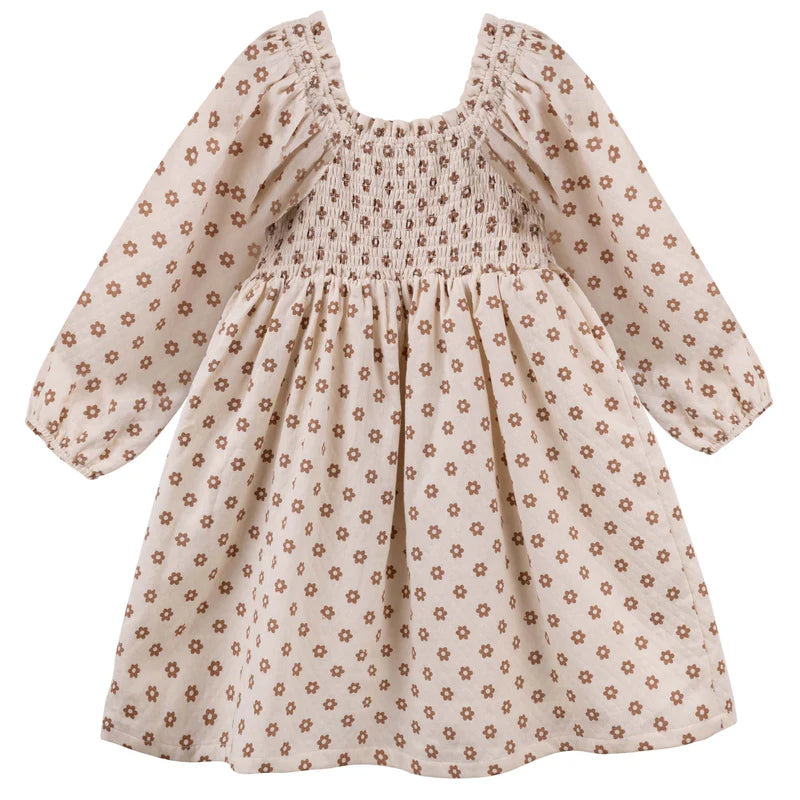 Designer Kidz Everly Long Sleeve Puff Dress