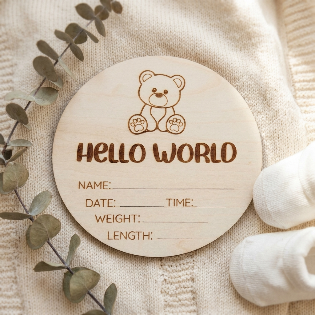 Timber Tinkers Hello world Teddy Bear