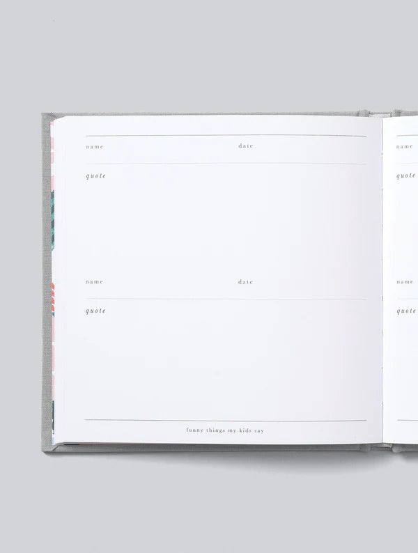 Write to Me- Funny Things My Kids Say Grey