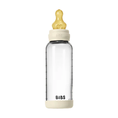 BIBs Glass Baby Bottle - 240ml - Ivory