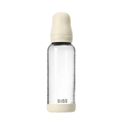 BIBs Glass Baby Bottle - 240ml - Ivory