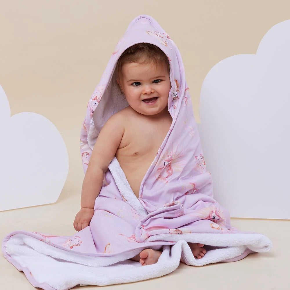 Snuggle Hunny Hooded Bath Towel - Unicorn