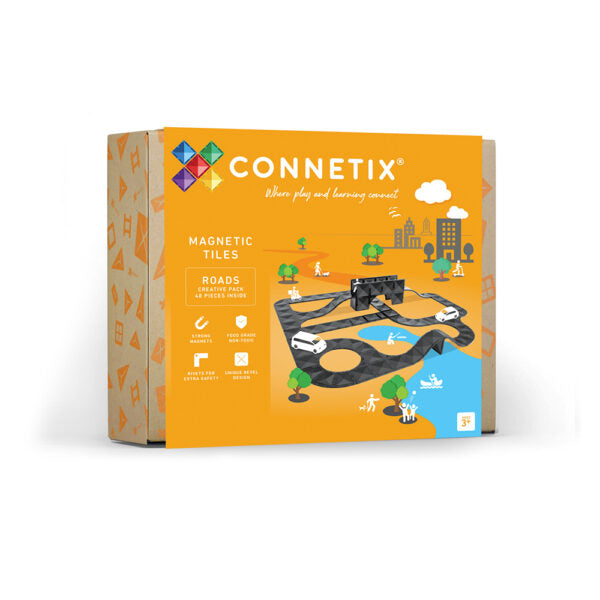 Connetix Creative Roads Pack 48pc